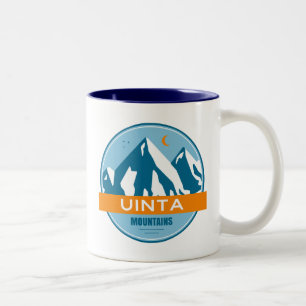 Uinta Mountains Utah Tweekleurige Koffiemok