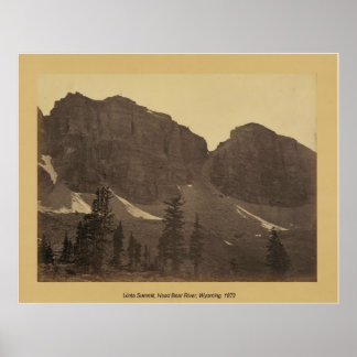Uinta Summit, Head Beer River, Wyoming 1872 Poster