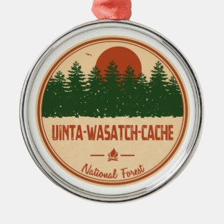 Uinta-Wasatch-Cache Nationaal bos Metalen Ornament