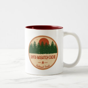 Uinta-Wasatch-Cache Nationaal bos Tweekleurige Koffiemok