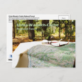 Uinta-Wasatch-Cache National Forest Topographic Briefkaart (Voorkant / Achterkant)