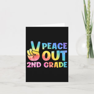 Uit 2e klas 2024 Afstuderen Happy Last Day of Scho Kaart