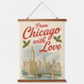 uit Amsterdam met Love Holiday Hangend Wandkleed (Voorkant)