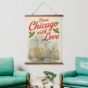 uit Amsterdam met Love Holiday Hangend Wandkleed