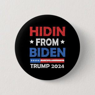 Uit Biden Trump 2024 Grappige Anti Joe Biden Manne Ronde Button 5,7 Cm