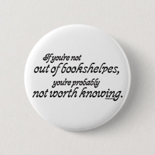 Uit boekenkasten ronde button 5,7 cm