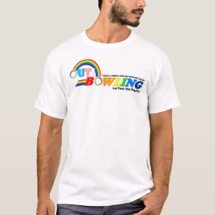 Uit Bowling League 10 Jaar Wheaton Bowl Logo T-shi T-shirt