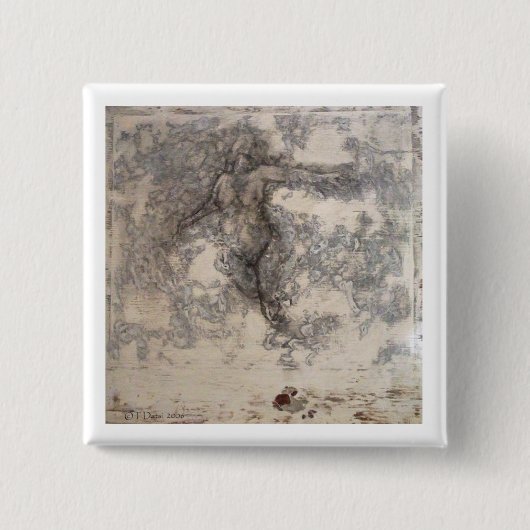 Uit Chaos-Button Vierkante Button 5,1 Cm (Voorkant)