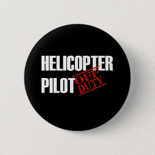 UIT-DARTE HELICOPTER PILOT DARK RONDE BUTTON 5,7 CM