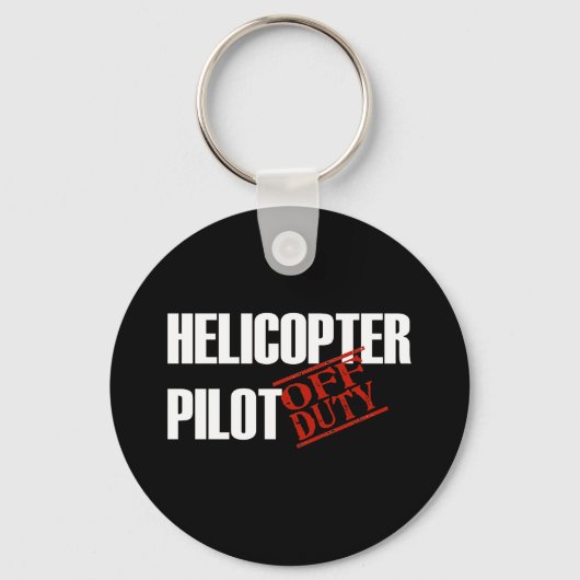 UIT-DARTE HELICOPTER PILOT DARK SLEUTELHANGER (Voorkant)