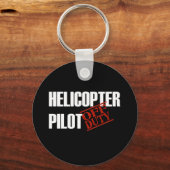 UIT-DARTE HELICOPTER PILOT DARK SLEUTELHANGER (Voorkant)