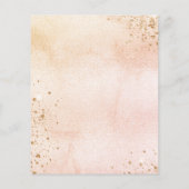 Uit de begroting blijkt dat de baby shower tedy be (Achterkant)