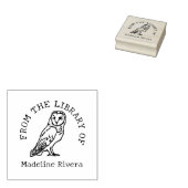 Uit de bibliotheek van Barn Owl Book Rubberstempel (Gestempeld)