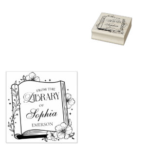 Uit de bibliotheek van de grillige naam 	rubberstempel