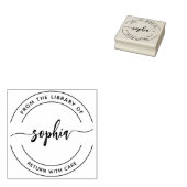 Uit de bibliotheek van de Rubberstempel van het wo Rubberstempel (Gestempeld)