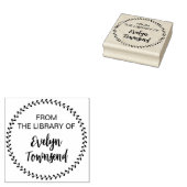 Uit de bibliotheek van echte handtekening geperson 	rubberstempel (Gestempeld)