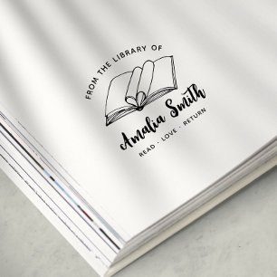 uit de bibliotheek van   Eenvoudig hartboek Rubberstempel