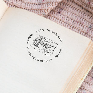 Uit de Bibliotheek Van Eenvoudige Bladeren Moder Rubberstempel