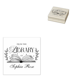 Uit de bibliotheek van Elegant Leaves Custom Rubberstempel