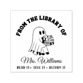 Uit de bibliotheek van | Grappig Ghost Teacher Boe Zelfinktende Stempel (Design)