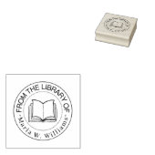 Uit de bibliotheek van – Persoonlijke naam Rubberstempel (Gestempeld)