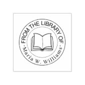 Uit de bibliotheek van – Persoonlijke naam Rubberstempel (Afrduk)