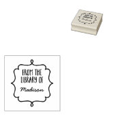 Uit de bibliotheek van 	rubberstempel (Gestempeld)