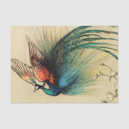"Uit de brand" door Warwick Goble Tissuepapier (Voorkant)