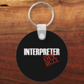 UIT DE DARK VAN DE DUTY INTERPRETER SLEUTELHANGER (Voorkant)