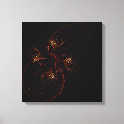 Uit de donkere Abstracte Art Quad Canvas-afdrukken Canvas Afdruk (Voorkant)