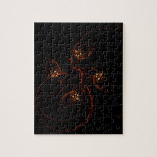 Uit de donkere Abstracte kunst Legpuzzel