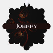 Uit de donkere Abstracte kunst Ornament Kaart (Achterkant)