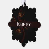 Uit de donkere Abstracte kunst Ornament Kaart (Links)