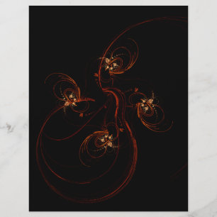 Uit de donkere Abstracte kunstbrochure Flyer