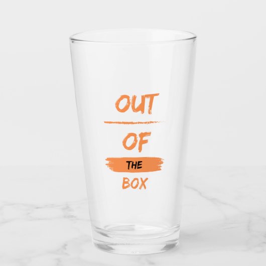uit de doos glas (Voorkant)