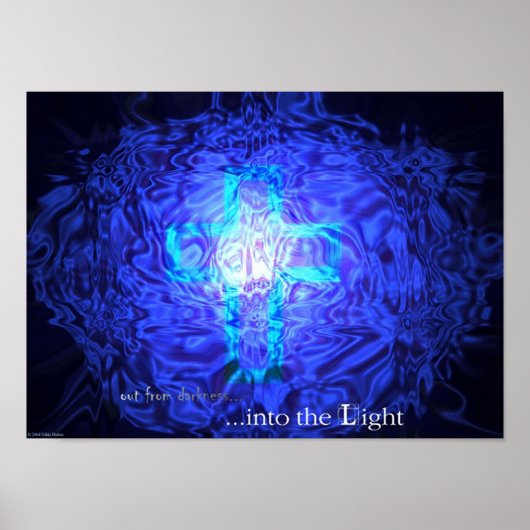 uit de duisternis...in het licht poster (Voorkant)