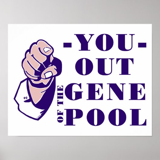 Uit de genpool poster (Voorkant)