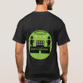 Uit de gevangenis vrijgelaten cadeau t-shirt (Achterkant)