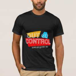 Uit de hand gelopen – Vet statement typografie ont T-shirt