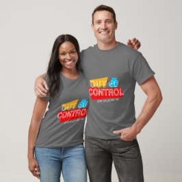 Uit de hand gelopen – Vetgedrukte typografie State T-shirt