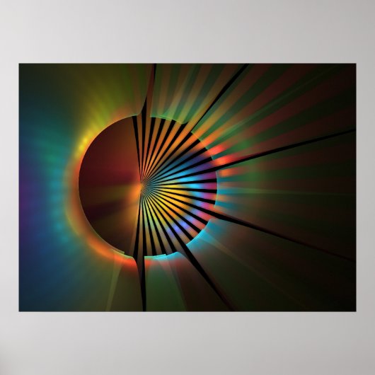 "Uit de hoek van mijn oog" Poster (Voorkant)