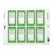 Uit de keuken van aangepaste inblikken etiketten g (Full Sheet)