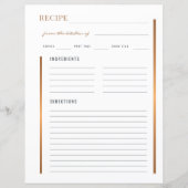 Uit de keuken van elegant goudblanco recept (Voorkant)