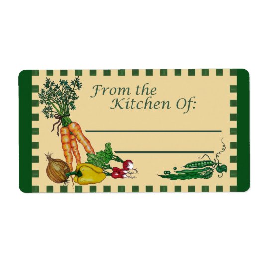 Uit de keuken van: Etiket ontvangen (Voorkant)