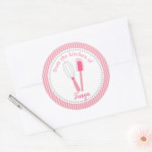 Uit de keuken van gepersonaliseerde Stickers (Envelop)