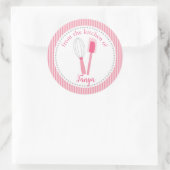 Uit de keuken van gepersonaliseerde Stickers (Tas)