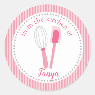 Uit de keuken van gepersonaliseerde Stickers