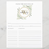 Uit de keuken van het groene monogram (Voorkant)