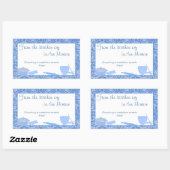 Uit de keuken van het Label van de Gift in Blues (Vel)