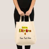 Uit de keuken van Retro Custom Grocery Tas (Voorkant (product))